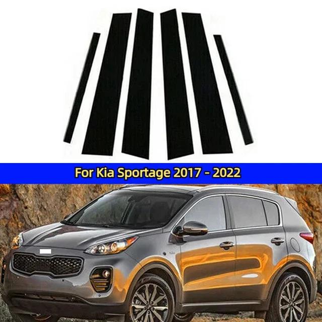 Glossy Piano Black For Kia Sorento MQ4 Sorento XM Sportage SL Kia Sportage Car Door Window Center Middle Column B C Pillar Post