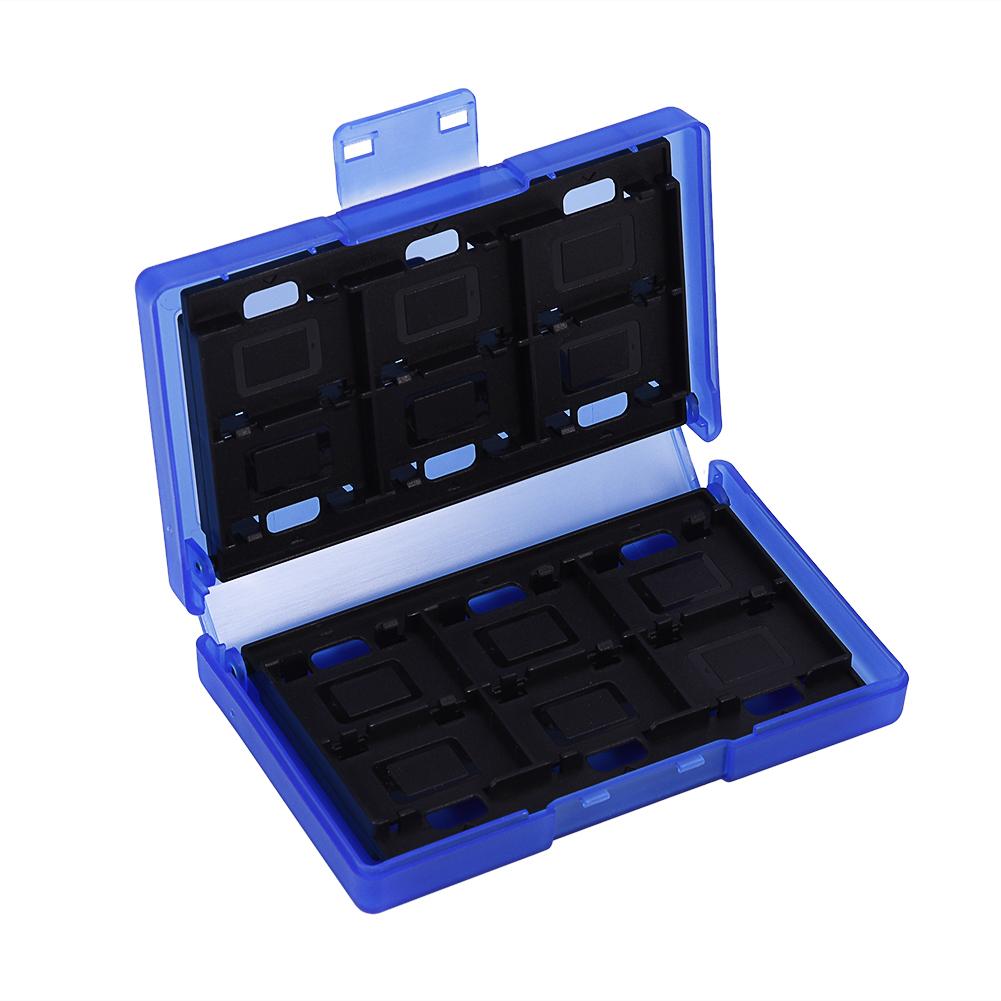 24-in-1 TF Card Box Game Memory Card Case Holder Carrying Storage for   Black