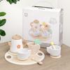 Wooden Childrens Tea Set With Pretend Play Kitchen Role Play For Kids