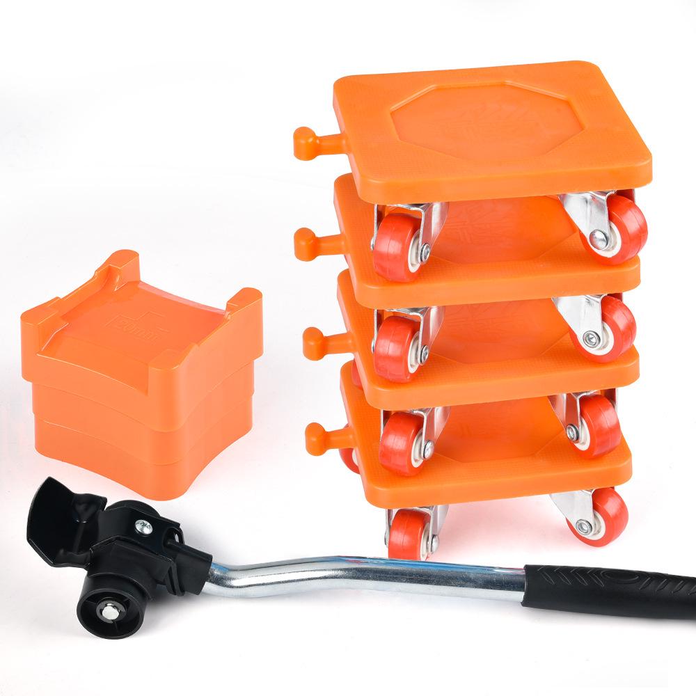 8-Piece Moving Assistant: Heavy-Duty Furniture & Bed Mover Tool Set for Easy Transport
