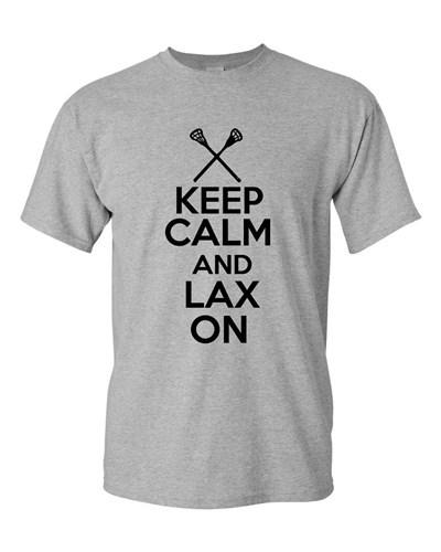 Keep Calm And Lax On Novelty Statement Graphics Adult T-Shirt Tee Unisex T-Shirt XXXL
