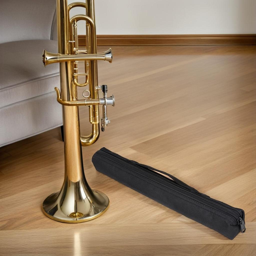 ibasenice Vertical Flute Case, Waterproof Oxford Fabric, Lightweight, 34.5cm, Flute Storage Bag, Fits Mini Saxophones, Portable, Instrument