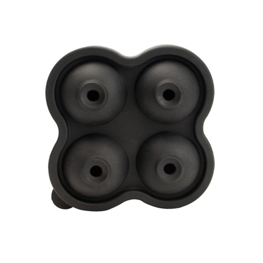 

4 решетки, круглые лотки для льда, силиконовые формы для кубиков льда для морозильника с крышкой, кухонный бар, многоразовые формы для льда для виски, формы для льда в форме шара