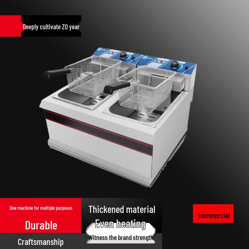 904 Commercial Dual Tank Electric Deep Fryer