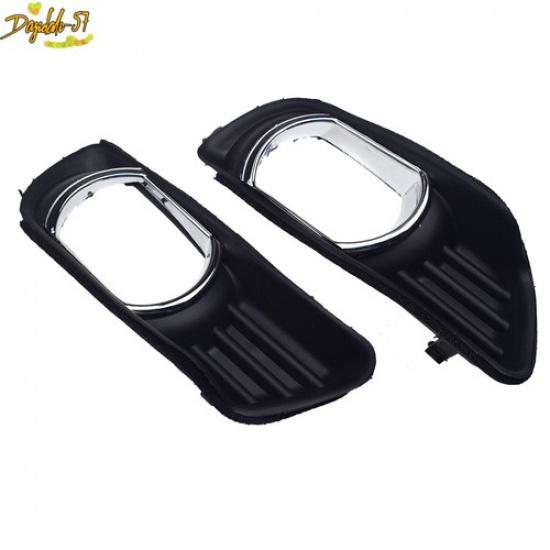Pair Front Bumper Lower Fog Light Bezel Cover Trim For Toyota Camry 2007-2009