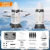 Brinquedo Voador de Nave Espacial RC Sem Escovas Foguete Dobrável Avião Foguete Carro Foguete Acrobático Foguete Espacial Voador de Controle Remoto com Spray