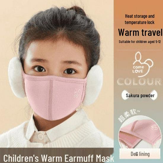 

Children s Winter Warm Face Mask with Ear Protection – Fleece Lined for Cold Weather