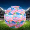 Peppa Pig Print Size 5 Soccer Ball, PU Wear Resistant Football for Match Training and Daily Practice, Birthday Gift for Soccer Fans