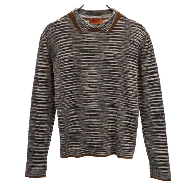 Missoni Made in Italy Wool Blend Overall handle Long sleeve knit Cut 40 Women Used