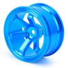 4pcs Aluminium Alloy Wheel Hub for Universal 110 Flat Running Drift RC CarBlue