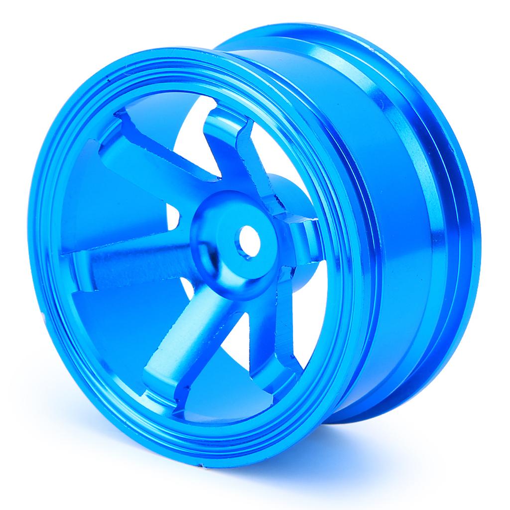 4pcs Aluminium Alloy Wheel Hub for Universal 110 Flat Running Drift RC CarBlue