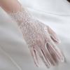 Elegant Cosplay Mesh Banquet Dinner Dress Party Wedding Mittens Bridal Mesh Gloves Lace Long Gloves