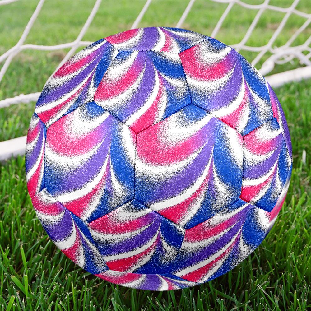 1pc Abstract Colors Size 5 Soccer Ball Professional Match Training Football Indoor &Outdoor Sports Ball Lightweight Durable c65134