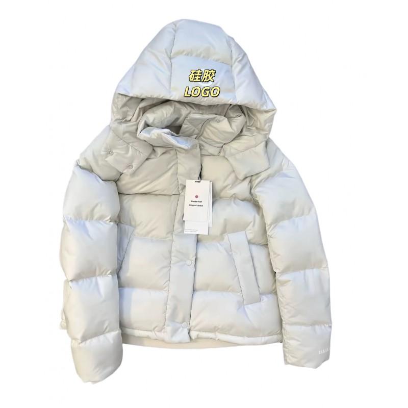 Womens 90% White Duck Down Puffer Jacket With Hood 1000 Fill Power Lightweight Warm Winter Coat Outdoor Casual Wear