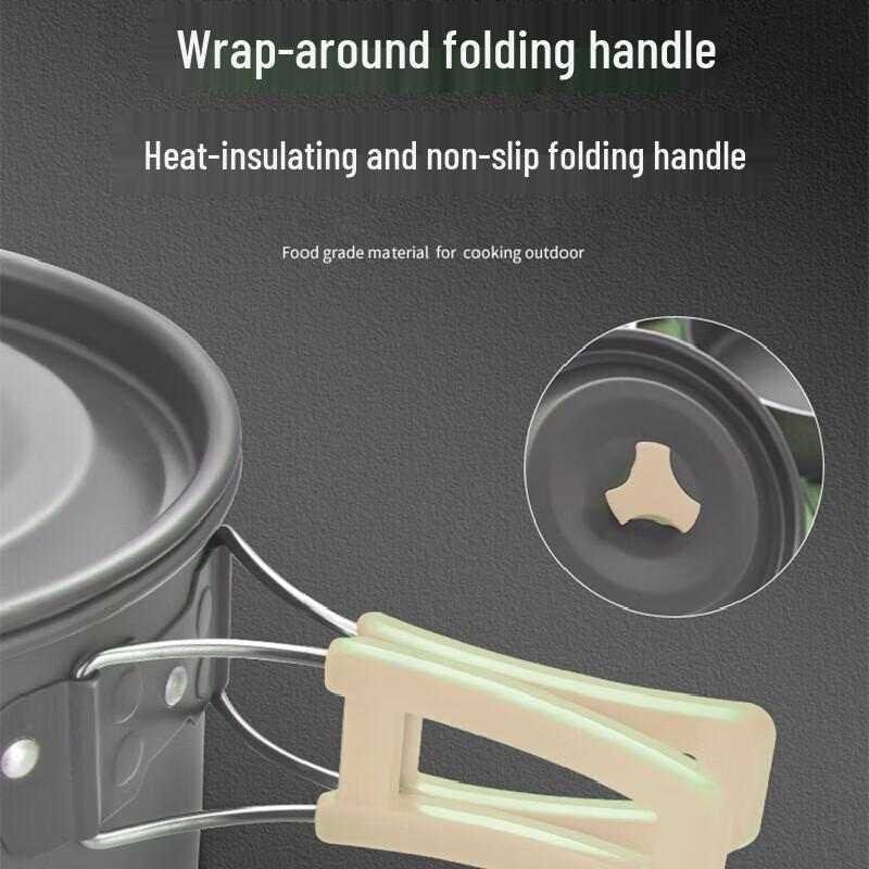 Quyoubang Portable Outdoor Camping Cookware Set