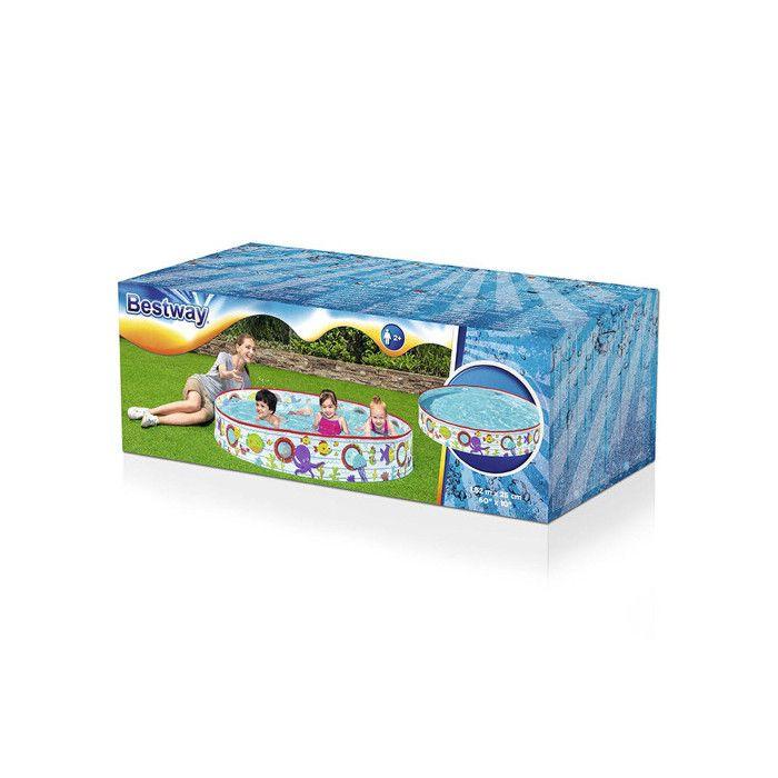 Bestway Rigid PVC Children's Pool Fish 152x25 Cm +2 Years Garden 55029