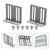 Car Radio Mounting Accessory Replacement Silver 2 Din