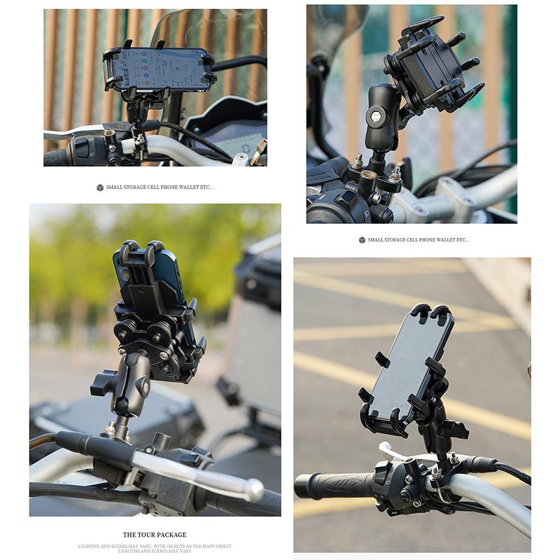 360° otočný nastavitelný držák na mobilní telefon pro motocykl elektrické vozidlo jízda rozvoz navigace