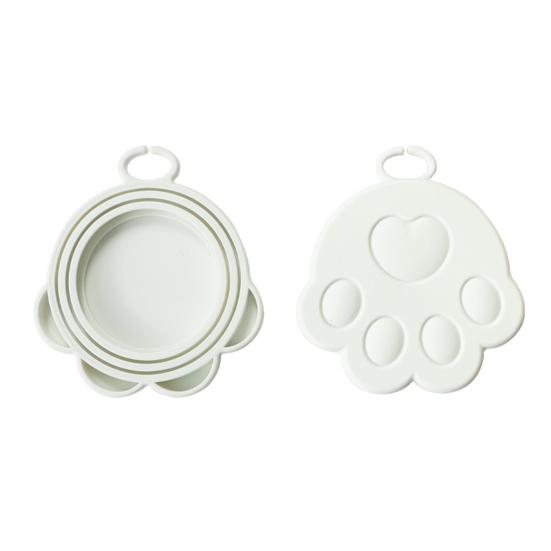 Silicone Can Sealing Lid Cat Paw Dogs Cats Canned Food Cover Replacement Universal Multi-functional Preservation Sealing Lid