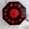 1 PC Automatic Folding Umbrella - Naruto Pattern Portable Foldable Design With 8 Ribs Christmas Birthday Gifts