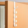 1Pcs Clothes Storage Storage Holder Rails Hanging Rack Door Hanger Hooks  Clothes Bag Caps Purse