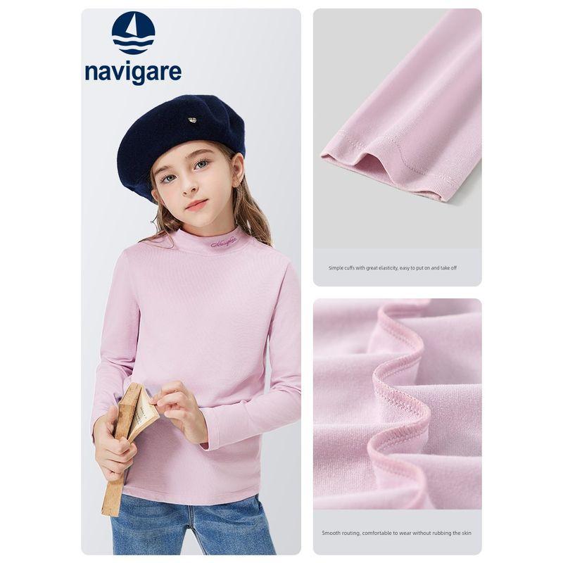 Navigare Italian Small Sailboat Children's Outerwear Base Layer 2026 Long-Sleeve T-Shirt for Boys and Girls