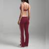 Yoga suit, trousers folded waist, flared pants, beauty back, bra, underwear, running Pilates two-piece set