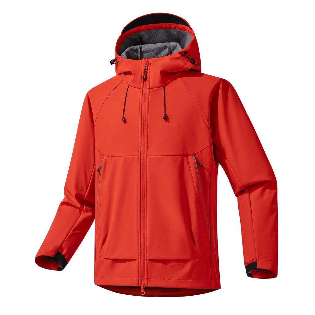 Men's Unisex Outdoor Softshell Hooded Jacket - High Quality, Three-Proof, Popular Sport Style