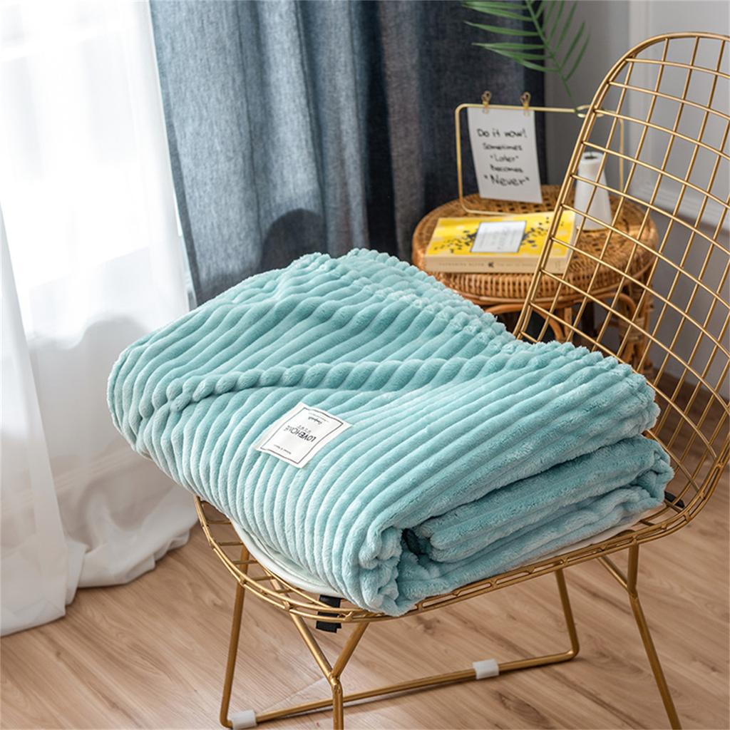 LOVE HOME Flannel Fleece Blanket Soft Plush Throw Blanket Lightweight Cozy Bed Blanket for Living Room Bedroom 180x200cm