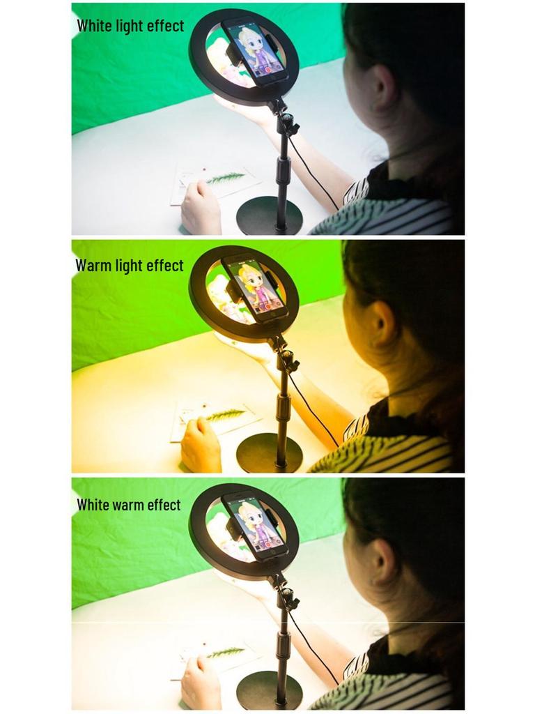 LED Fill Light for Photography: Desktop Small Still Life & Indoor Atmosphere Lighting Prop.