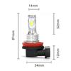 4PCS H7 LED H4 Headlight KIT Combo Bulbs High Low Beam Super Bright White 6000K 3000K Yellow 12000K Ice Blue Bulbs 7