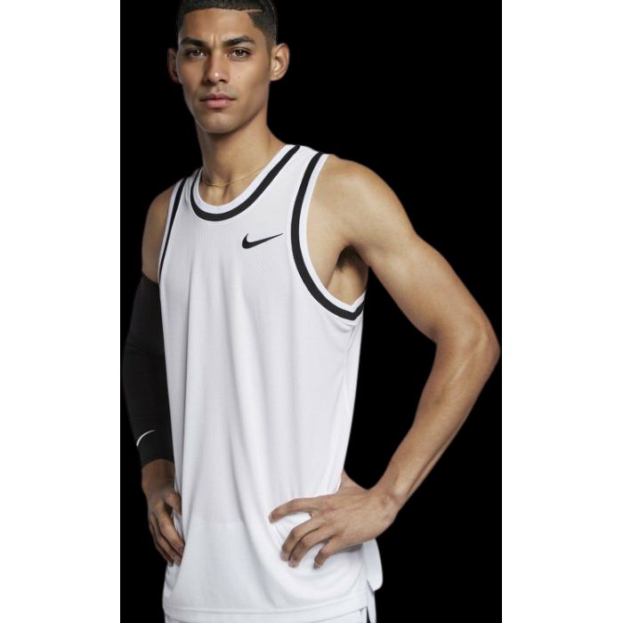 Nike Débardeur de Basketball Respirant à Séchage Rapide pour Homme Hauts Blanc AQ5592-100