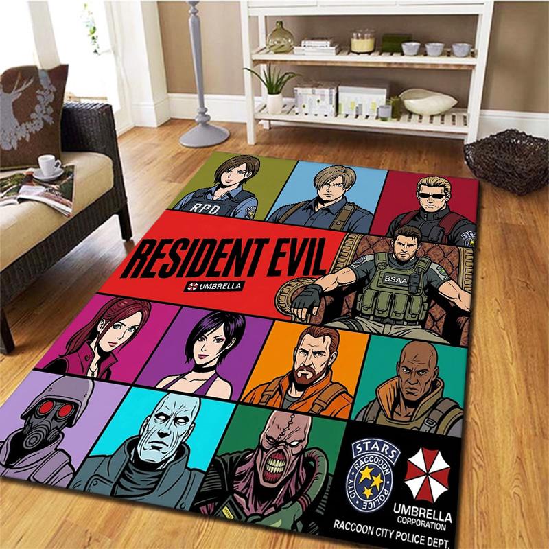 Resident Evil Carpet Rug For Living Room Bedroom Home Sofa Decoration Kids Play Nonslip Floor Mat