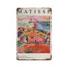 Vintage Famous Monet Matisse Picasso Poster Metal Tin Sign Retro Abstract Wall Art Plaque for Club Bar Home Room Decor
