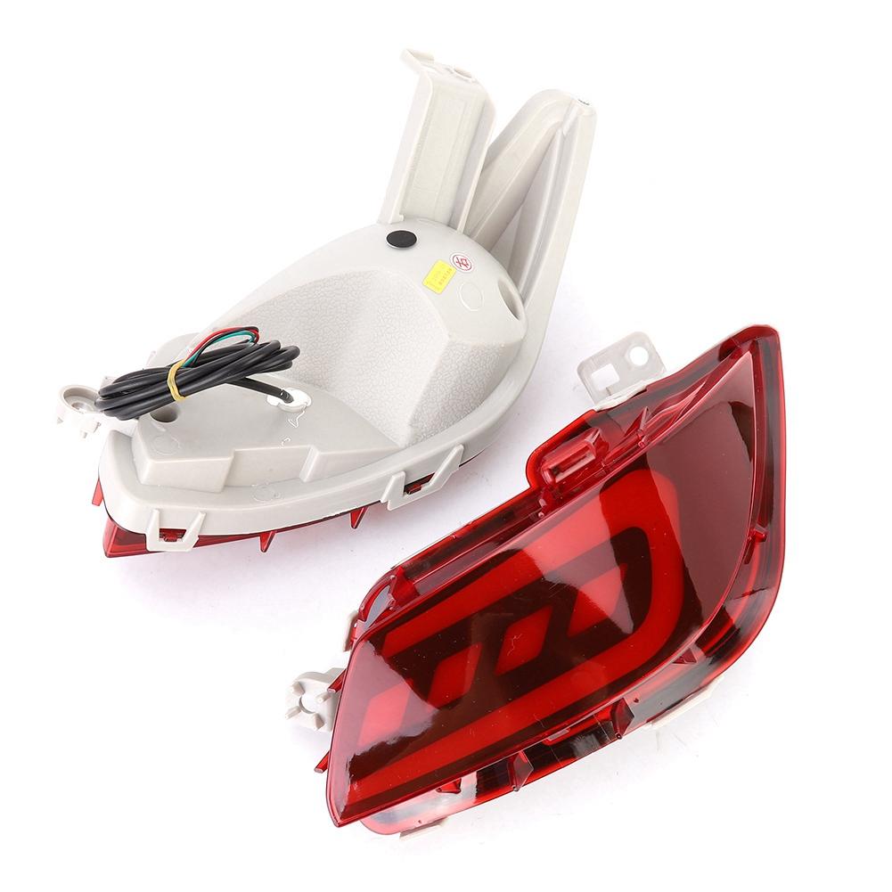 2 st Bil LED Bakre Bumper Reflektor Ljus Passar för Toyota Vios 2016 2018