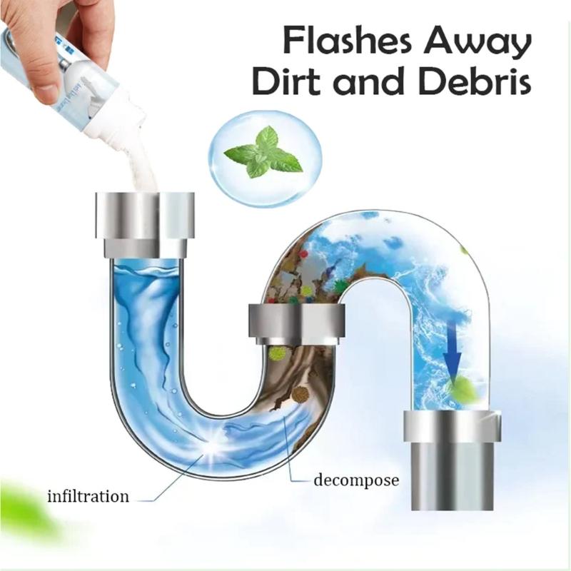 Strong Pipe Dredge Agent Biological Enzyme Dredging Agent Kitchen Sink Sewer Toilet Cleaning Blockage Dredge Waste Clean