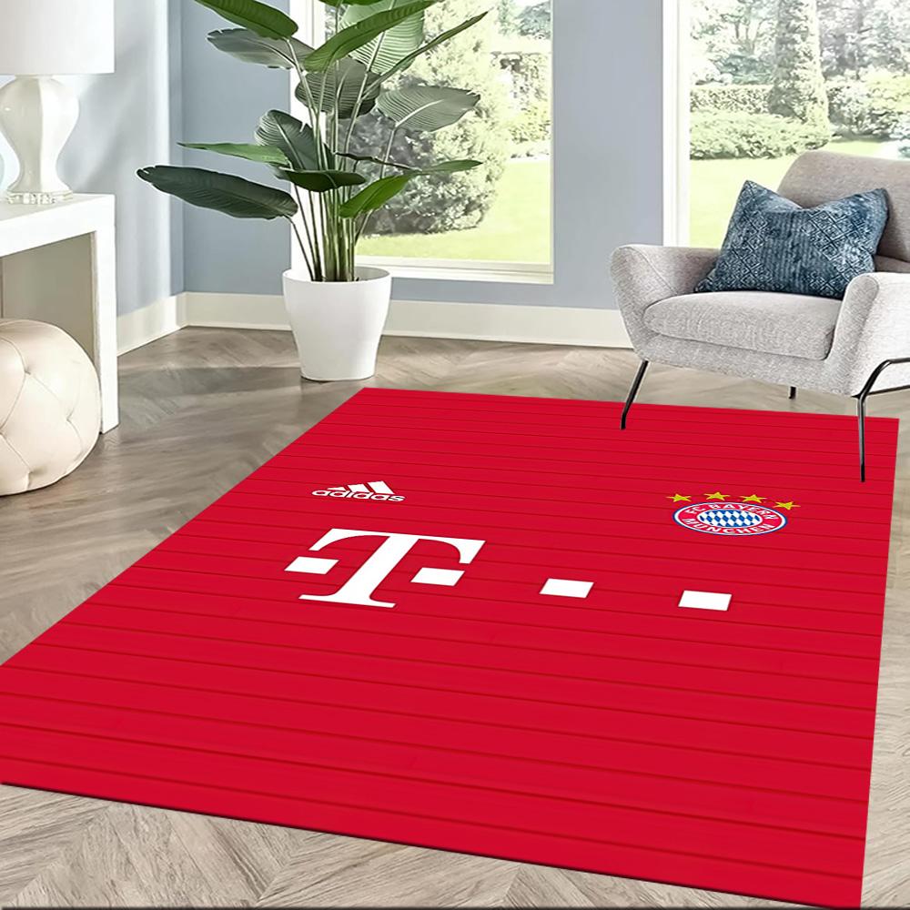Bayern Munich Carpet Suitable for Foyer Living Rooms Playrooms Dormitory Antislip Carpet Decorate Offices Perfect Birthday/Christmas Gift Idea