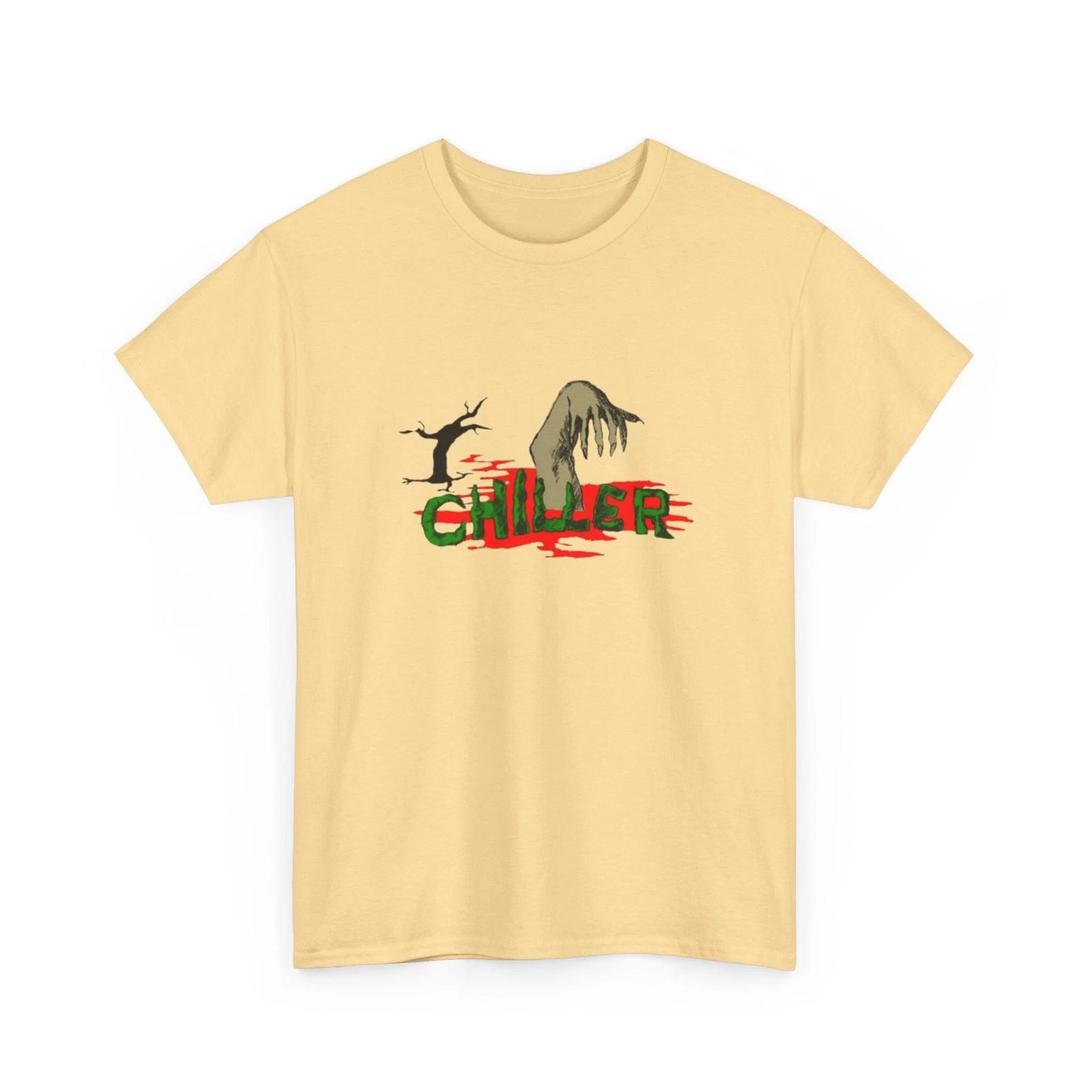 Chiller Theater Vintage TV Printed T shirt Horror Sci Fi Monsters Spooky Vintage L