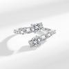 Silve Gorgeous Shiny Stone Zircom Ring For Women Engagement Wedding High Quality Fine Jewelry