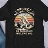 Environmental Awareness T-Shirts: Protect National Parks, Funny Bigfoot Sasquatch Tee for Outdoor Lovers
