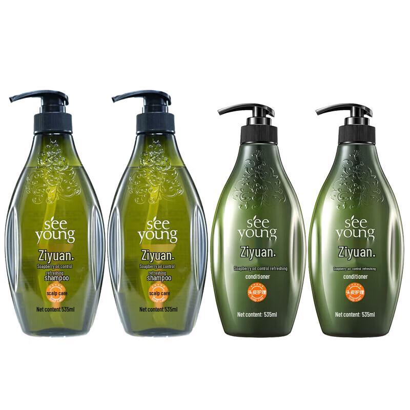 Seeyoung Soapberry Oil Control Shampoo & Conditioner Set