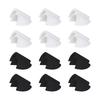 6Pairs Removable Sponge Shoulder Pad Clothing Set-in Shoulder Pad No Sew Required for Women Men Suits Jackets Coats