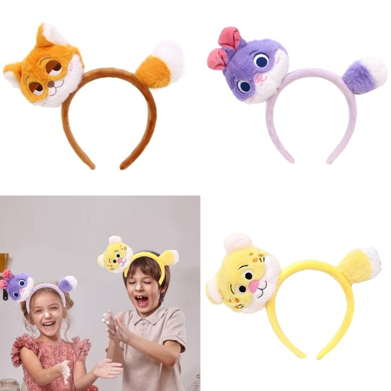 Fascia per Capelli con Personaggi Animali per Bambini Leggera Comoda Copricapo Accessori Per l'Uso Quotidiano