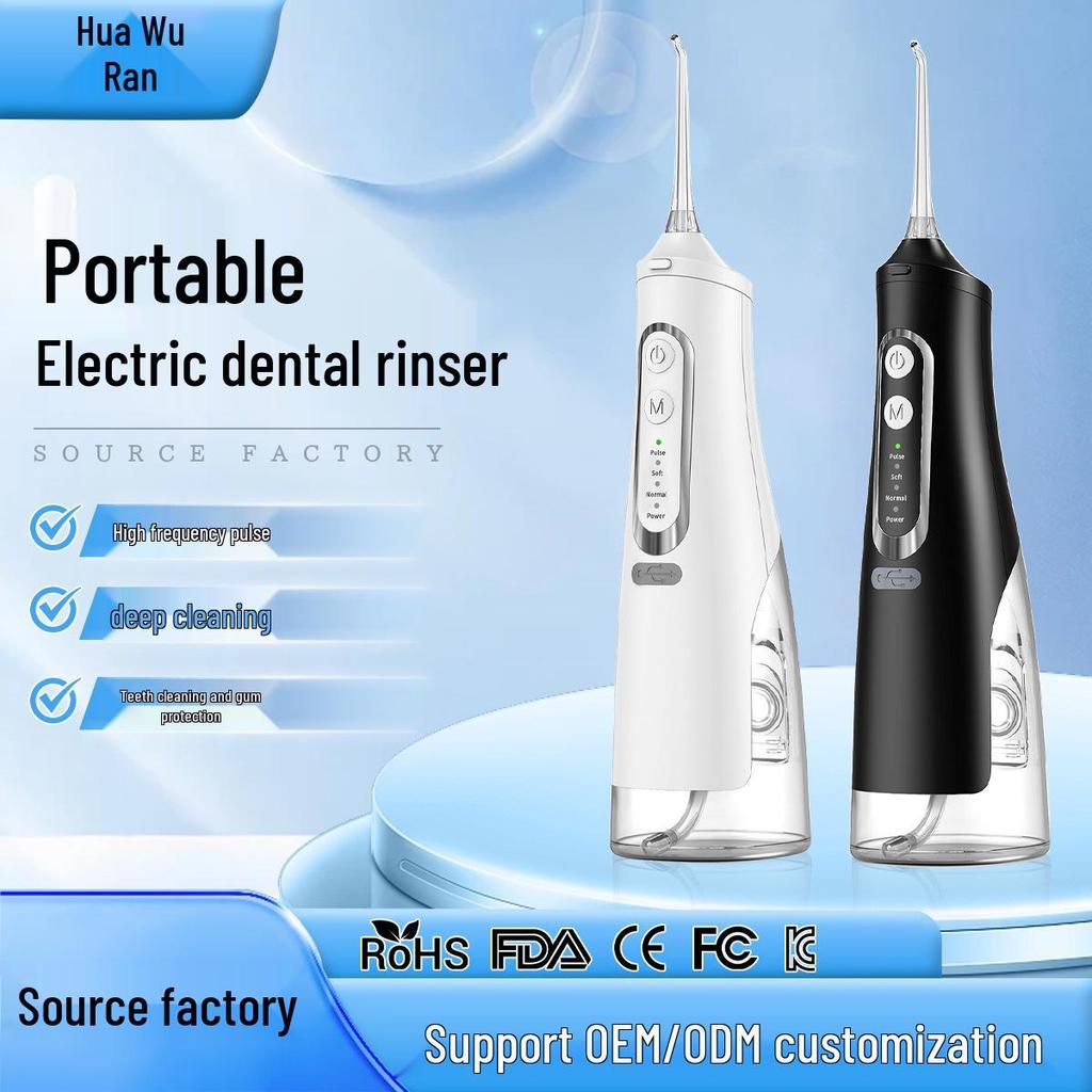 Portable IPX7 Waterproof Electric Oral Irrigator: Home Water Flosser & Tooth Cleaner