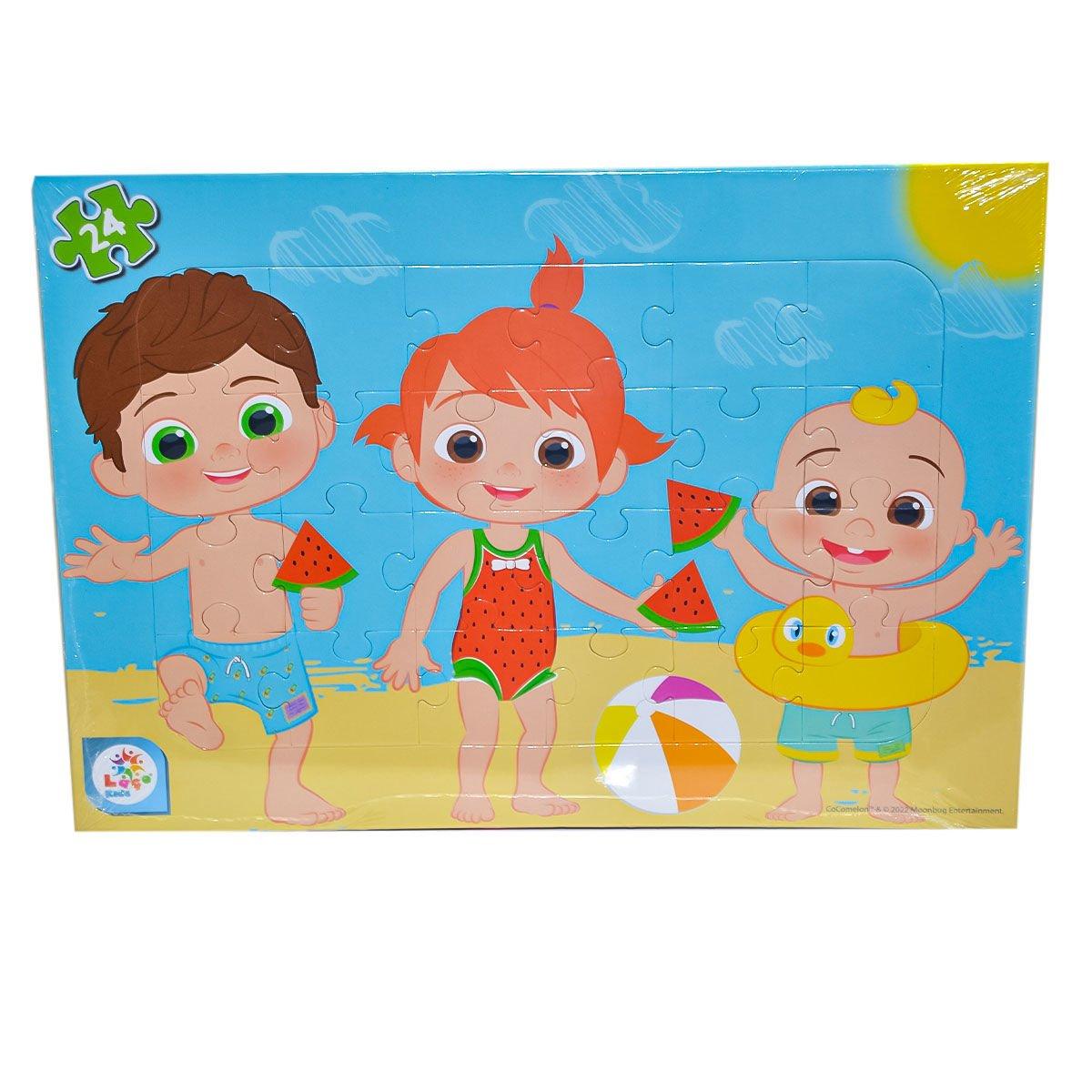

CO7793 Cocomelon 24 Parça Frame Plaj Puzzle - Utku Oyuncak