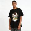 Fun Kitchen Utensils Ramen Print Casual Top Pure Cotton T-shirt
