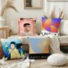 Rapper Q-Quevedo Columbia Album Pillow Case Square Double-Sided Printing Short Plush Sofa Cushion Cover Bedroom Bedside Pillow