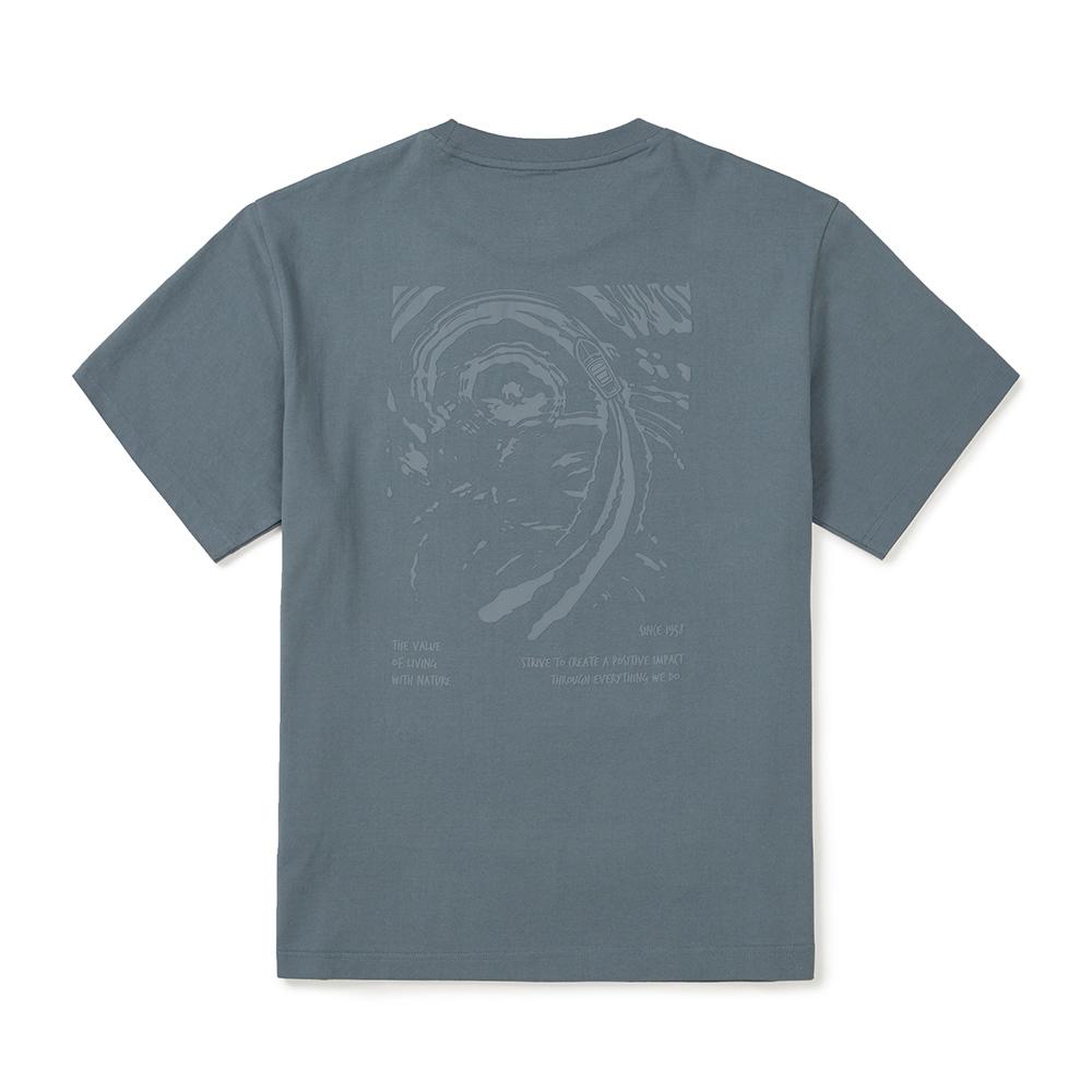 [Snowpeak] Cotton Foamed Graphic Short-Sleeve T-shirt (S25MMFTS66)