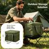 30L Tactical Camping Storage Bag Waterproof Insulated Foldable Organizer for Picnic Tableware and Field Gear