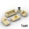 City Furniture Bed Series Creative Bricks TV Kitchen Bedroom Bathroom Parts Basketball Stand DIY Kits Kids Toys Building Blocks